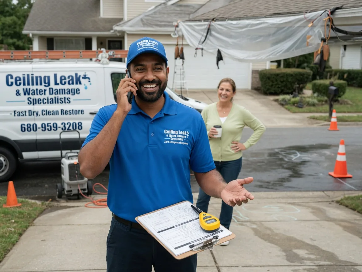 Ceiling Leak Cleanup Nazareth, TX FAQs